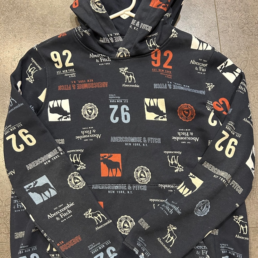 Boys’ 15/16 Abercrombie and Fitch Hooded Sweatshirt - Picture 1 of 2